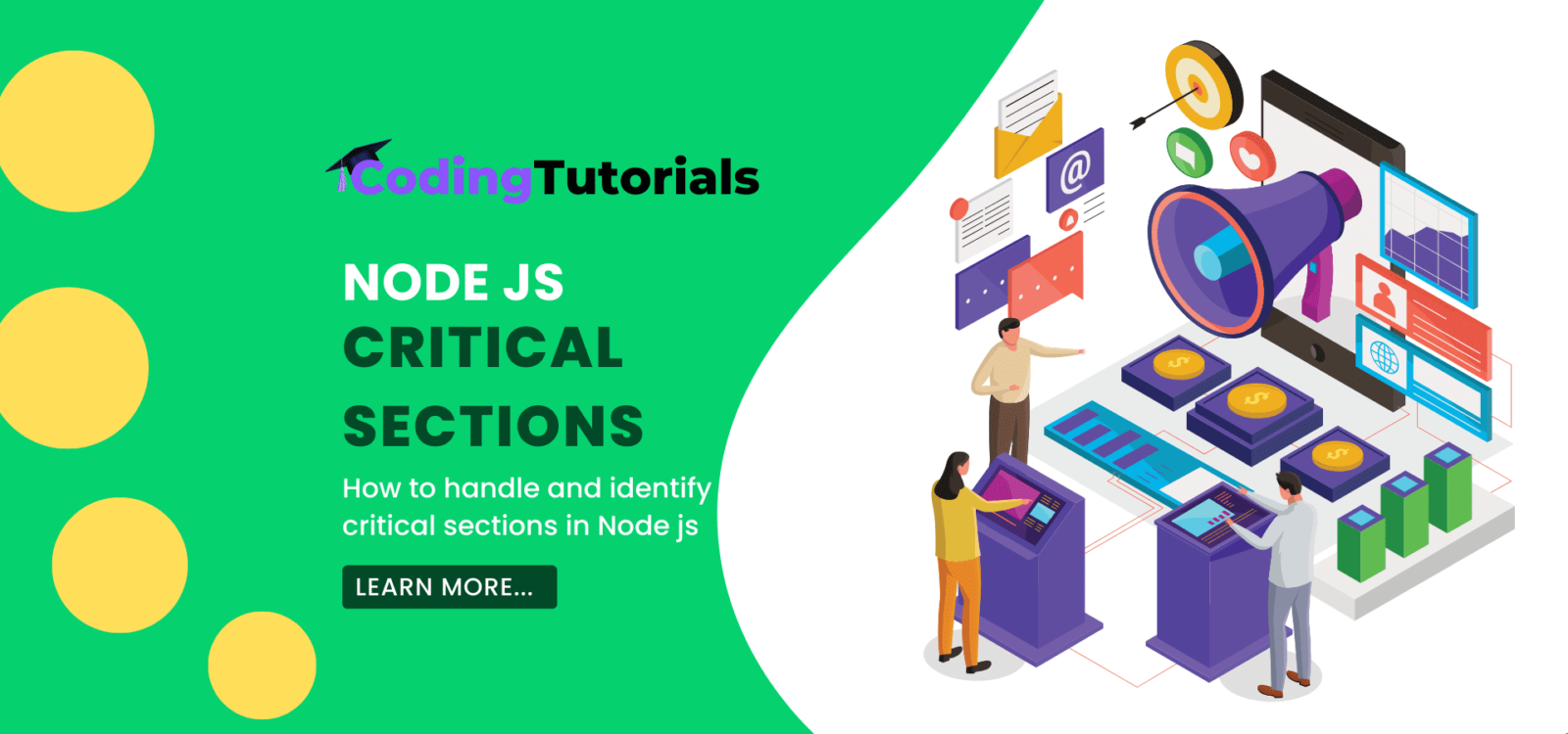 Hanlde critical sections in node js - Node js tutorials